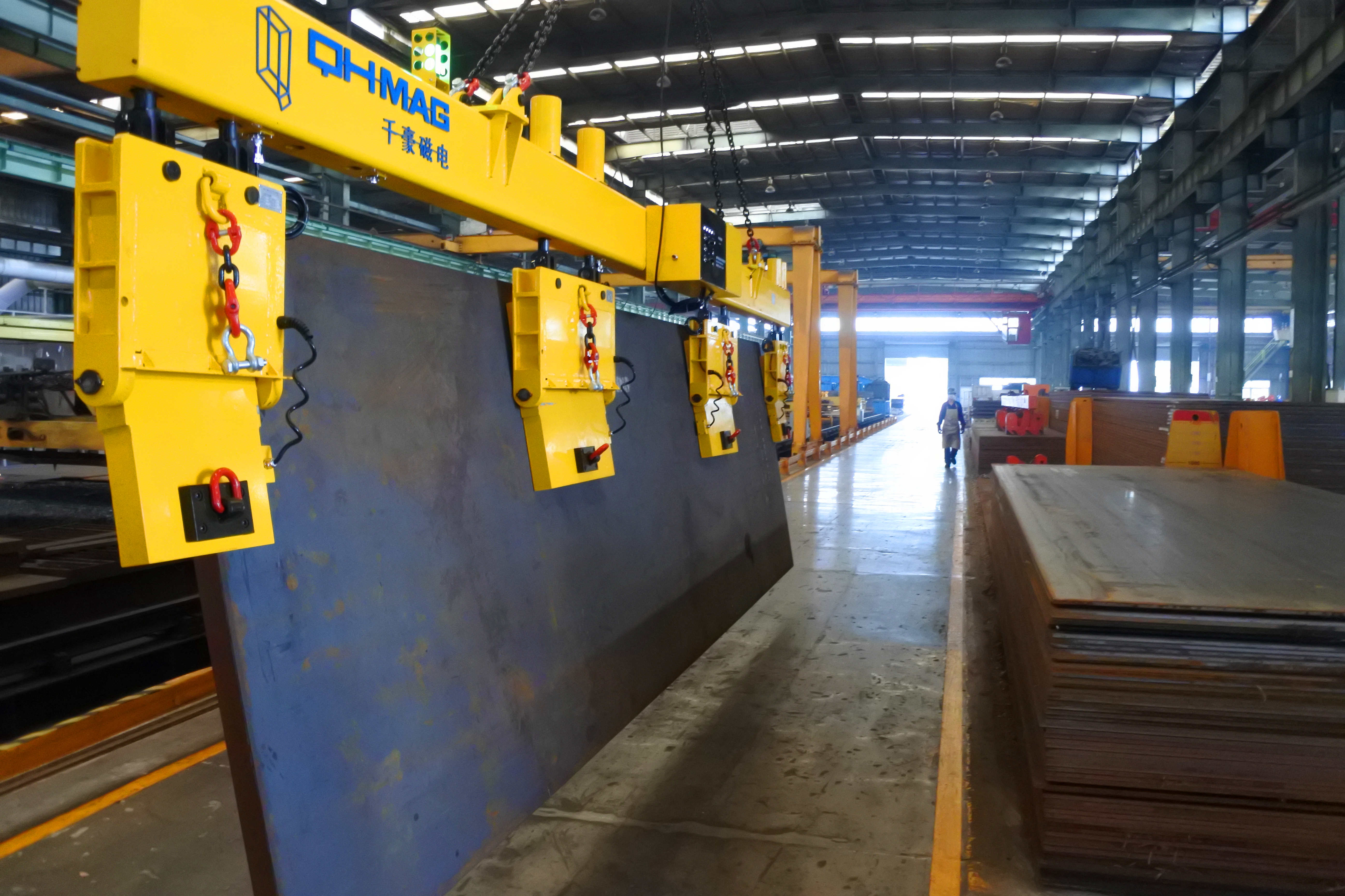 側(cè)吊鋼板，鋼板起吊，磁力吊具