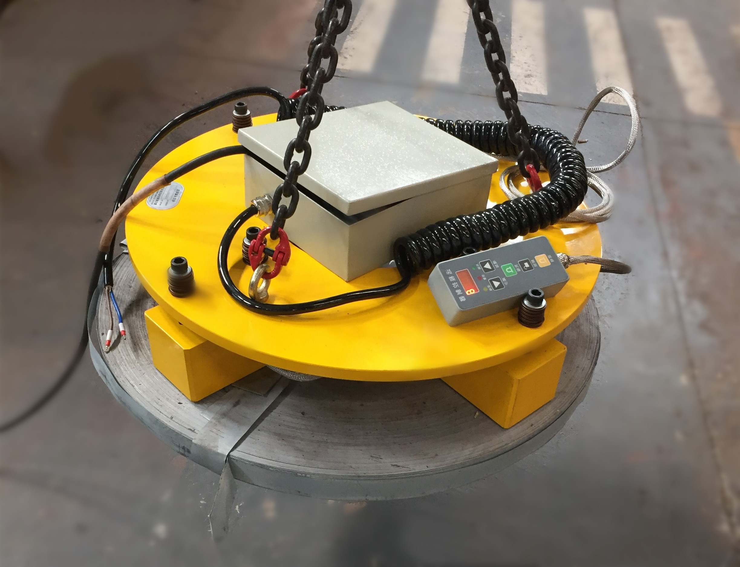 電永磁起重吊具，搬運(yùn)小型帶卷用電永磁起重器